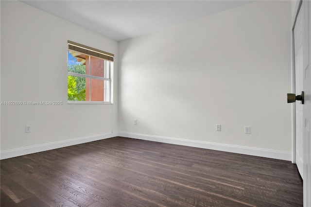 3086 SW 153rd Path, Miami, FL 33185 - unfurnished room with dark wood-type flooring and baseboards