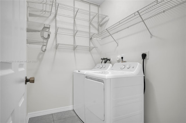 3086 SW 153rd Path, Miami, FL 33185 - laundry room featuring washer and dryer and light tile patterned floors