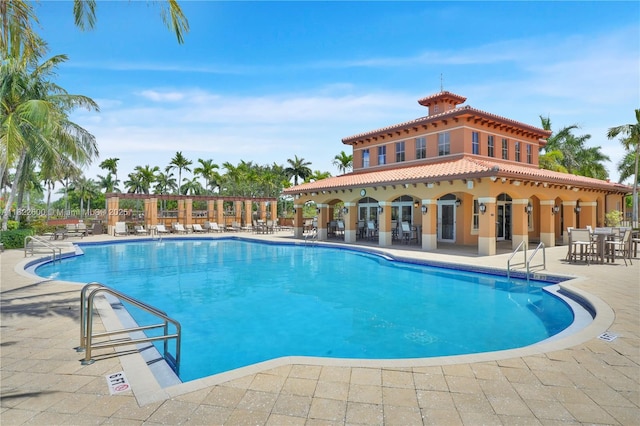 3086 SW 153rd Path, Miami, FL 33185 - community pool featuring a patio