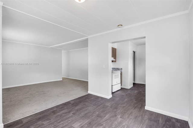 2135 NW 154th St, Miami Gardens, FL 33054 - empty room with dark wood-style floors and ornamental molding