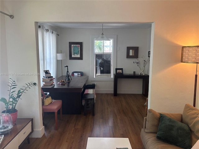 2985 Aviation Ave, Miami, FL 33133 - dining area featuring wood finished floors and an office area