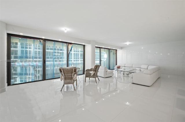 10205 Collins Ave Unit 1504, Bal Harbour, FL 33154 - living room with tile patterned flooring