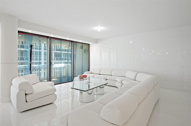 10205 Collins Ave Unit 1504, Bal Harbour, FL 33154 - living room with tile patterned floors