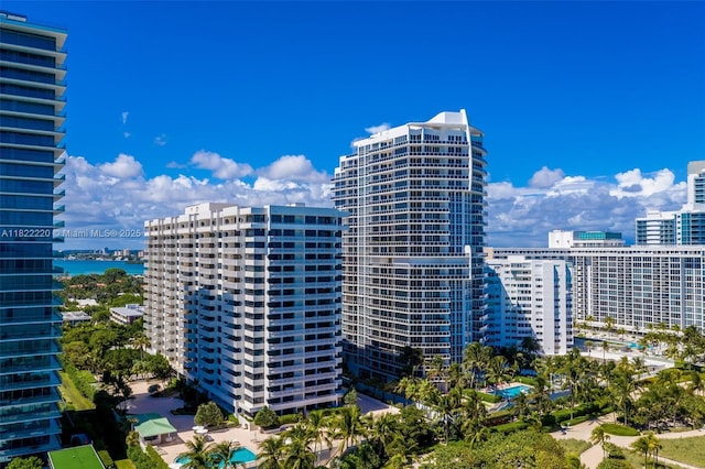 10205 Collins Ave Unit 1504, Bal Harbour, FL 33154 - view of property featuring a view of city