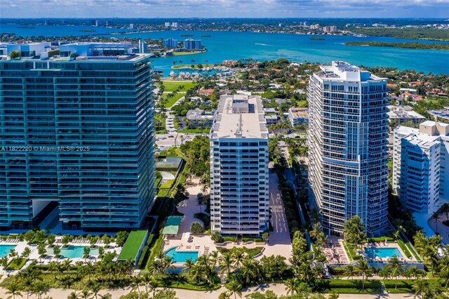 10205 Collins Ave Unit 1504, Bal Harbour, FL 33154 - view of urban area with a pool area and a large body of water