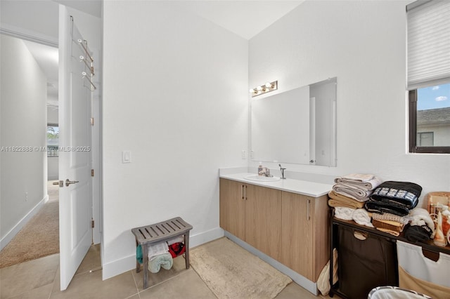 32106 SW 199th Pl, Homestead, FL 33030 - bathroom with vanity and tile patterned floors