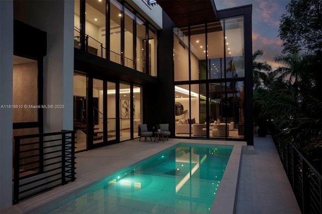 3571 Fair Isle St, Miami, FL 33133 - outdoor pool featuring a patio area and outdoor lounge area