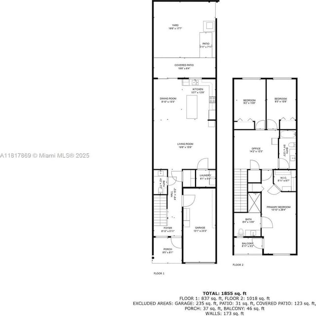 9265 NW 16th St, Pembroke Pines, FL 33024 - view of room layout