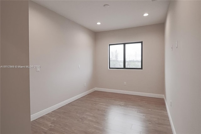 9265 NW 16th St, Pembroke Pines, FL 33024 - spare room with wood finished floors and recessed lighting