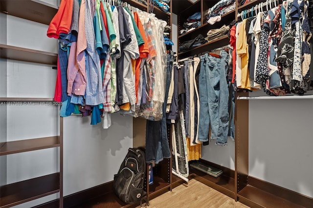 9265 NW 16th St, Pembroke Pines, FL 33024 - walk in closet with wood finished floors