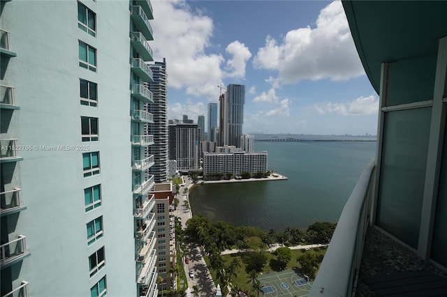 1900 N Bayshore Dr Unit 2510, Miami, FL 33132 - water view featuring nearby urban area