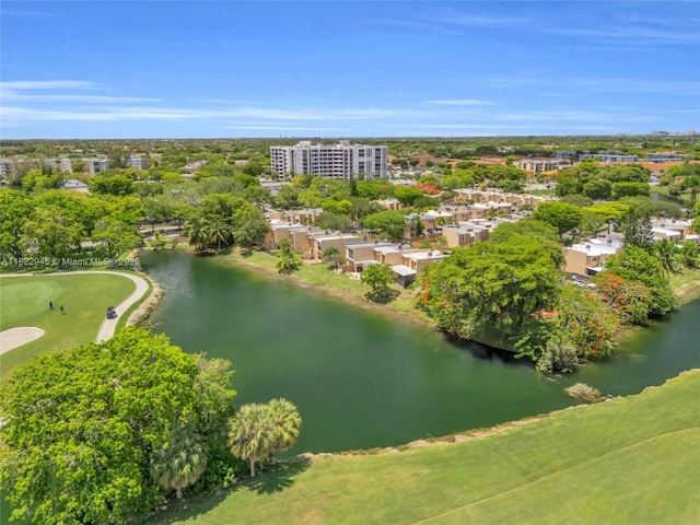 6728 SW 140th Ct, Miami, FL 33183 - drone / aerial view of a nearby body of water and a local golf course