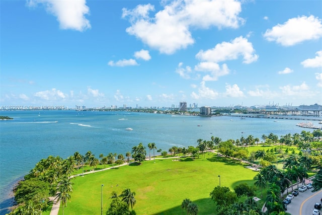 1900 N Bayshore Dr Unit 2104, Miami, FL 33132 - water view with city skyline