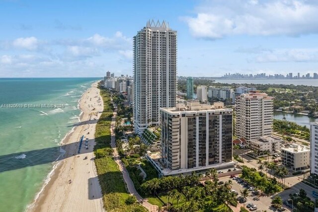 6423 Collins Ave Unit 1605, Miami Beach, FL 33141 - view of urban area with waterfront with a beach