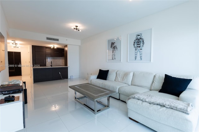 900 Biscayne Blvd Unit 2210, Miami, FL 33132 - living area with light tile patterned flooring