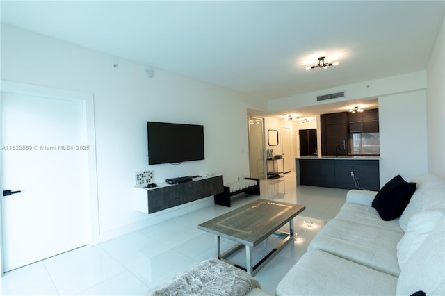 900 Biscayne Blvd Unit 2210, Miami, FL 33132 - living room with light tile patterned floors