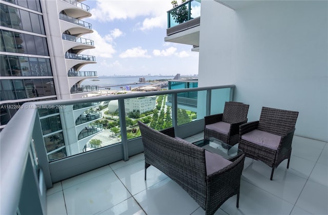 900 Biscayne Blvd Unit 2210, Miami, FL 33132 - balcony featuring a water view