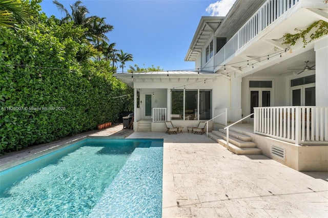 220 Cypress Dr, Key Biscayne, FL 33149 - swimming pool featuring a patio