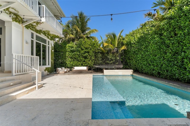 220 Cypress Dr, Key Biscayne, FL 33149 - view of pool with a patio area