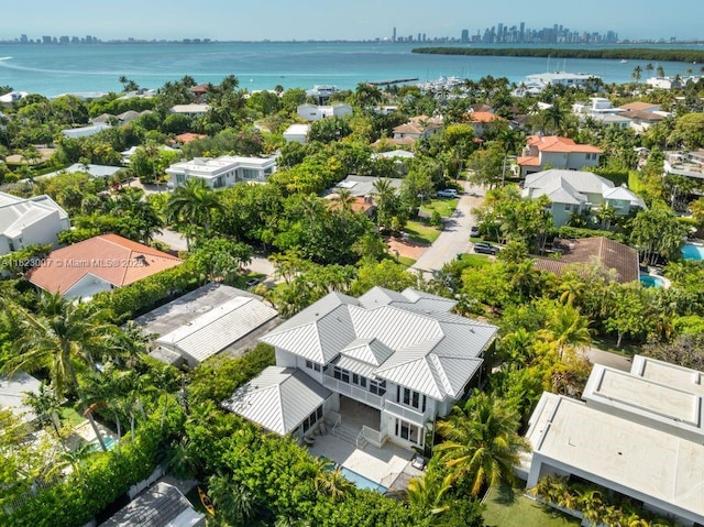 220 Cypress Dr, Key Biscayne, FL 33149 - aerial perspective of suburban area with a large body of water