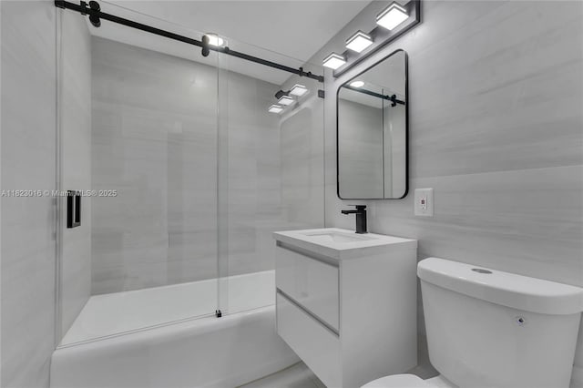 2413 Gulfstream Ln, Fort Lauderdale, FL 33312 - bathroom featuring a shower with shower door and vanity