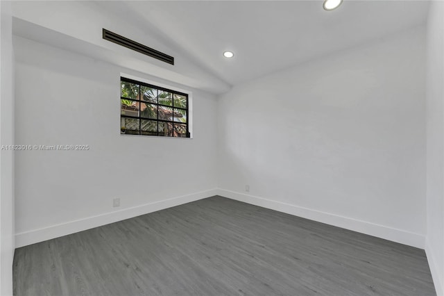 2413 Gulfstream Ln, Fort Lauderdale, FL 33312 - unfurnished room featuring recessed lighting and dark wood-style flooring