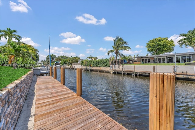 2413 Gulfstream Ln, Fort Lauderdale, FL 33312 - dock with a water view