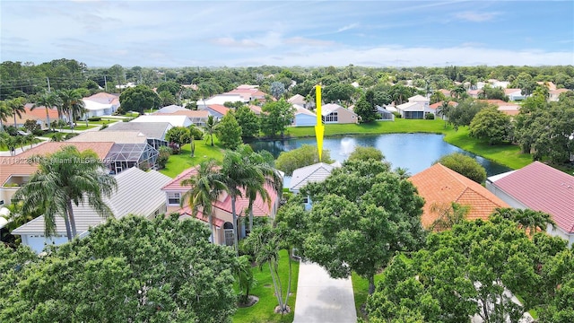 2278 SW Olympic Club Ter, Palm City, FL 34990 - aerial perspective of suburban area with a large body of water