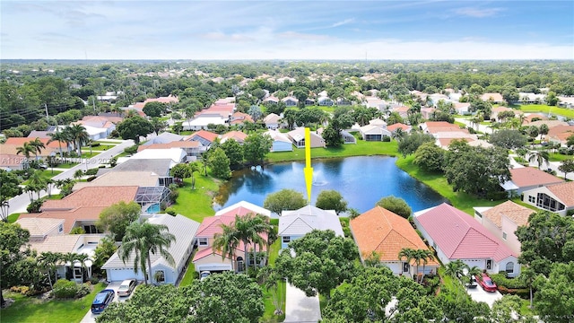 2278 SW Olympic Club Ter, Palm City, FL 34990 - aerial view of residential area featuring a nearby body of water