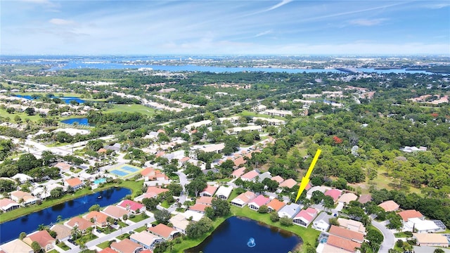 2278 SW Olympic Club Ter, Palm City, FL 34990 - aerial overview of property's location featuring nearby suburban area