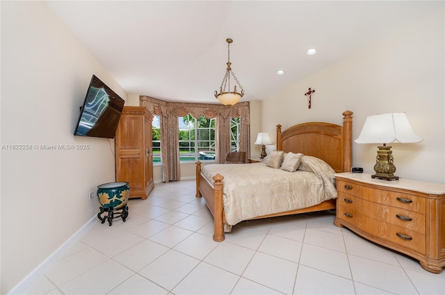 1001 SW 189th Ave, Pembroke Pines, FL 33029 - bedroom with light tile patterned floors and recessed lighting
