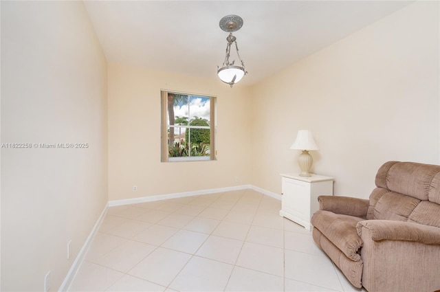 1001 SW 189th Ave, Pembroke Pines, FL 33029 - sitting room with light tile patterned floors and baseboards