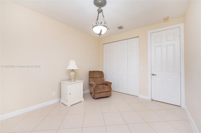 1001 SW 189th Ave, Pembroke Pines, FL 33029 - sitting room with baseboards and light tile patterned flooring
