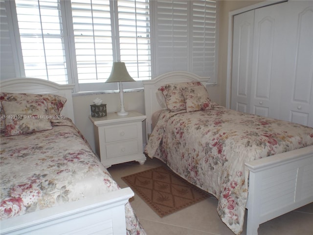 1890 S Ocean Dr Unit 504, Hallandale Beach, FL 33009 - bedroom with a closet and light tile patterned floors