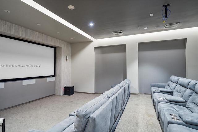 10275 Collins Ave Unit 330, Bal Harbour, FL 33154 - home theater room featuring carpet flooring and recessed lighting