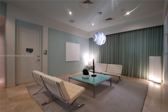 10275 Collins Ave Unit 330, Bal Harbour, FL 33154 - living area featuring recessed lighting
