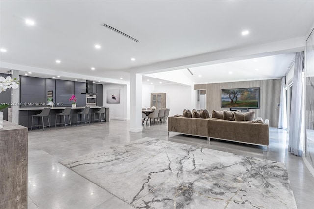 1331 97th St, Bay Harbor Islands, FL 33154 - living area with recessed lighting