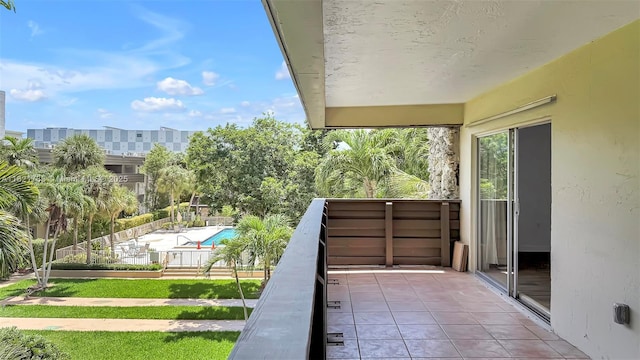 8335 SW 72nd Ave Unit 315D, Miami, FL 33143 - balcony featuring view of pool