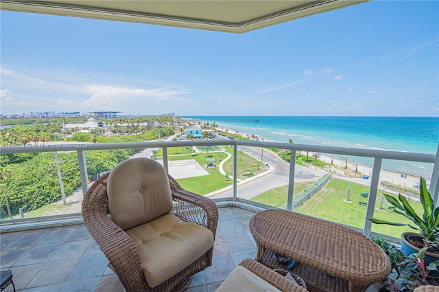 6051 N Ocean Dr Unit 704, Hollywood, FL 33019 - balcony with a water view