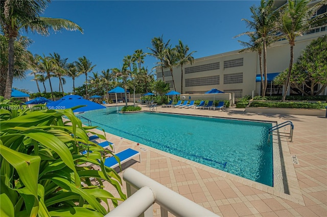 6051 N Ocean Dr Unit 704, Hollywood, FL 33019 - community pool with a patio area