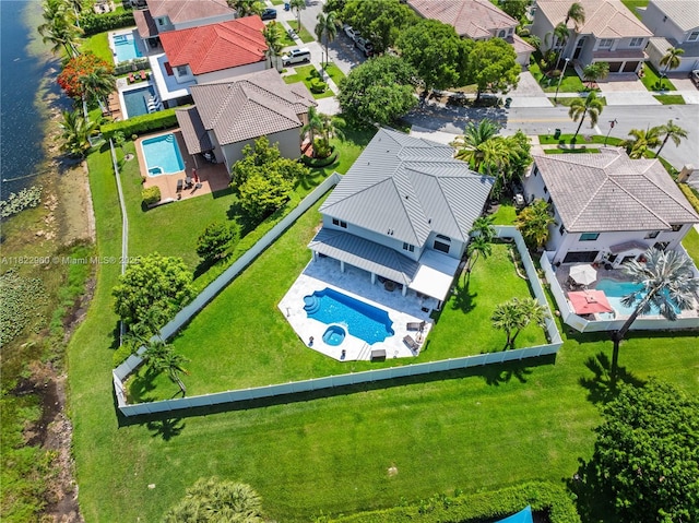 2631 SW 180th Ave, Miramar, FL 33029 - aerial view of residential area with a pool