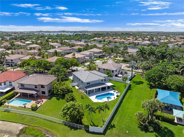 2631 SW 180th Ave, Miramar, FL 33029 - aerial perspective of suburban area featuring a pool area