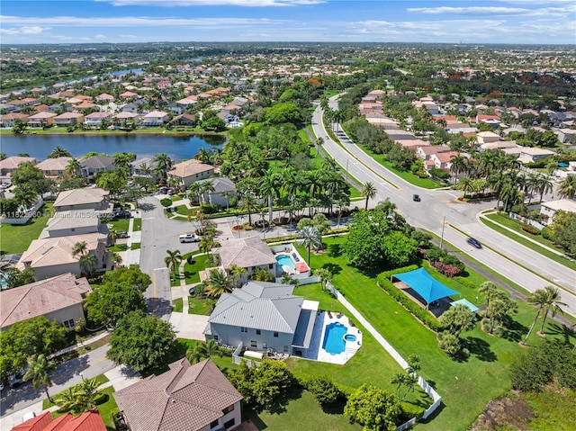 2631 SW 180th Ave, Miramar, FL 33029 - aerial perspective of suburban area featuring a nearby body of water and a pool area