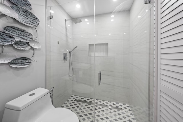 2631 SW 180th Ave, Miramar, FL 33029 - bathroom with a shower stall and recessed lighting