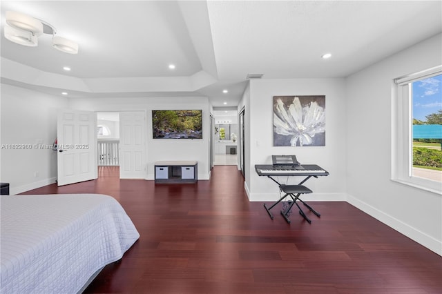2631 SW 180th Ave, Miramar, FL 33029 - bedroom with wood finished floors and recessed lighting
