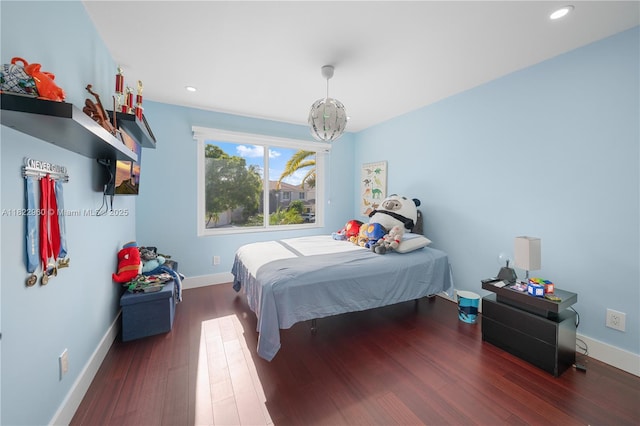 2631 SW 180th Ave, Miramar, FL 33029 - bedroom featuring wood finished floors and recessed lighting