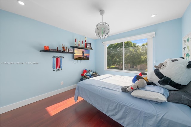 2631 SW 180th Ave, Miramar, FL 33029 - bedroom featuring wood finished floors and recessed lighting