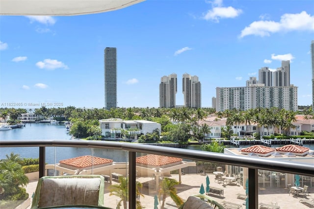 19667 Turnberry Way Unit 6-A, Aventura, FL 33180 - balcony with a water view