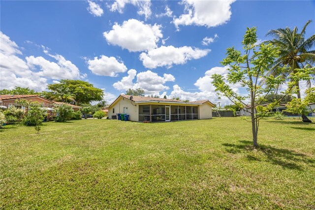 11351 NW 37th St, Coral Springs, FL 33065 - sunroom with french doors and ceiling fan