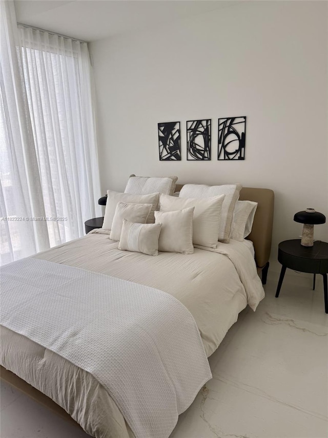 300 Biscayne Blvd Way Unit 5009, Miami, FL 33131 - bedroom featuring marble finish flooring
